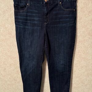 Elegant Midnight Blue Women's Skinny Jeans